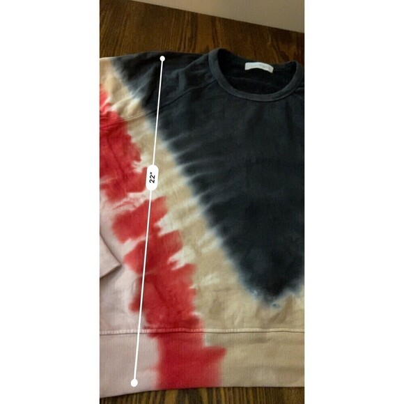 DAYDREAMER Flying V Varsity Sweatshirt Tie Dye Women’s S Crew Neck Pullover Y2K - Picture 6 of 16